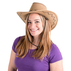 MICROSUEDE COWBOY HAT - LLB Toys