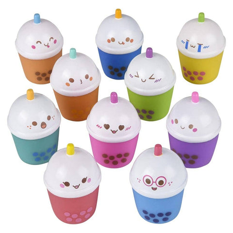 2" Rubber Bubble Tea Assortment LLB kids toys