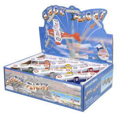 5.25" DIE-CAST PULL BACK CLASSIC BIPLANE LLB Car Toys
