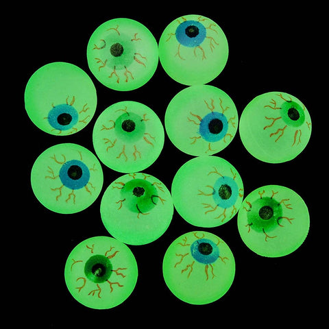 1.25" GLOW-IN-DARK EYE HI-BOUNCE BALL LLB kids toys