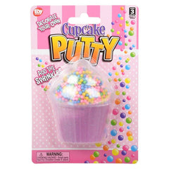 3.25" SPRINKLE CUPCAKE PUTTY LLB Slime & Putty