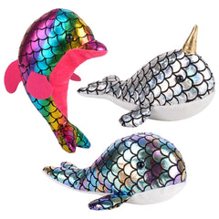 Rainbow Sealife (3 Asst.) 8" - 9" 120/17 - LLB Toys