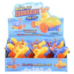5.5" Wind Up Submarine Toy 12ct - LLB Toys