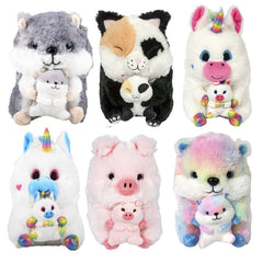 72PC 7" BELLY BUDDY BABIES ASSORTMENT LLB Plush Toys