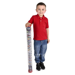 DIE-CAST CAR TUBE SET 1:64 SCALE LLB Car Toys