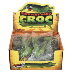 10" STRETCHY SAND CROCODILE - LLB kids toys