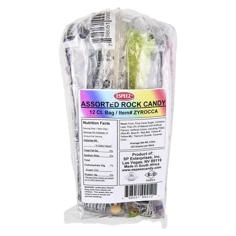 6.5" ROCK CANDY POPS (k)  - LLB Candy