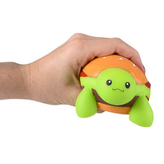 4" Squish And Stretch Turtle Burger 12ct- LLB Toys