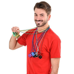 33" METALLIC BEER MUG BEADS LLB kids toys