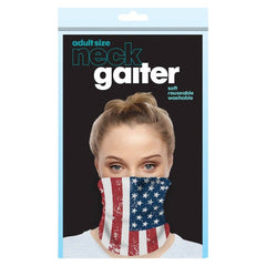 PATRIOTIC NECK GAITER 10 X 18" LLB kids toys