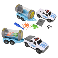 Turtle And Octopus Marine Rescue Transport Set - LLB Toys