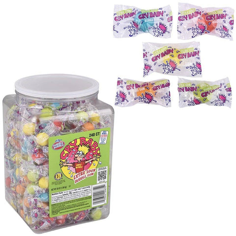 Cry Baby Extra Sour Bubble Gum - LLB Candy
