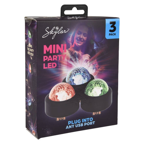 Skylar 3 Pack USB Mini Party Lights