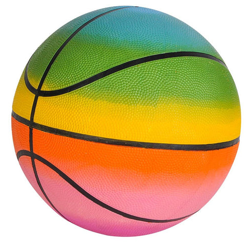 9.5" RAINBOW BASKETBALL LLB kids toys