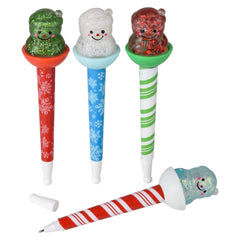 6.5" Sugar Squeezy Snowman Pens - LLB Toys