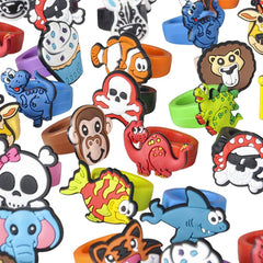 1" RUBBER RING ASSORTMENT (72PCS/UNIT) LLB kids toys