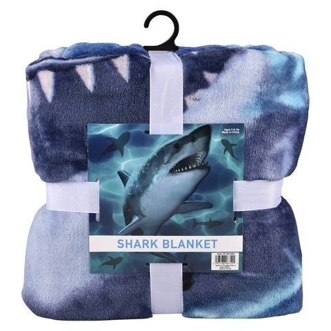 50 X 60" Shark Blanket 24/ - LLB Toys