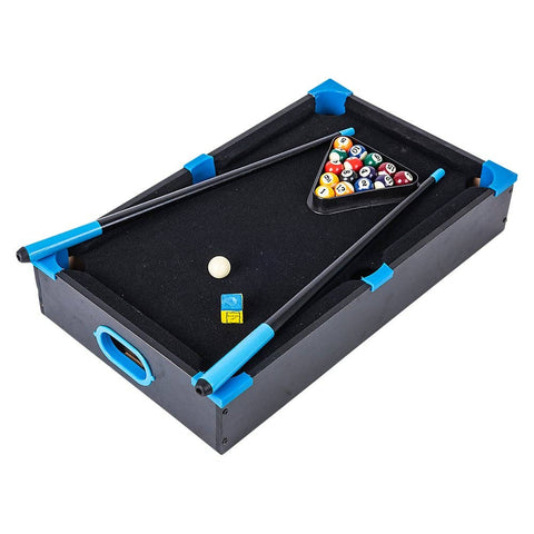 NEON WOODEN TABLETOP POOL GAME 20.5"x12.5" LLB kids toys