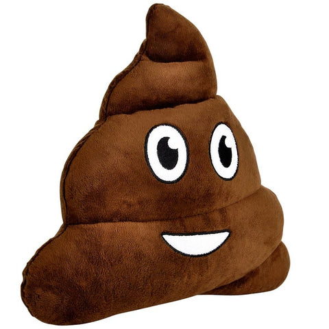 12" POOP EMOTICON PILLOW LLB Kids Toys