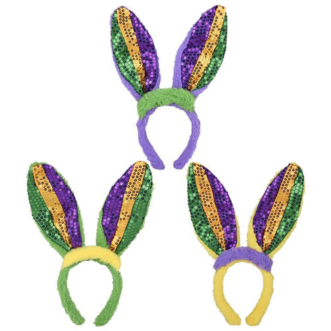Light-Up Mardi Gars Bunny Ears LLB Light-up Toys