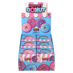 3" Squish And Stretch Donut 12ct- LLB Toys