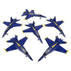9" DIE-CAST PULL BACK F-18 BLUE ANGEL LLB Car Toys