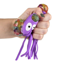 5.5" Squish And Stretch Beaded Octopus LLB Squishy Toys