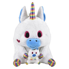 20" BELLY BUDDY UNICORN AND BABY  LLB Plush Toys