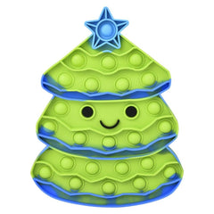 CHRISTMAS TREE JUMBO BUBBLE POPPER 9" - LLB kids toys