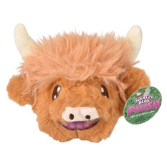 3" Highland Cow Squeezy Bead Plush Ball- LLB Toys