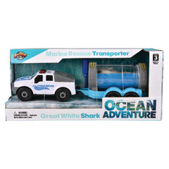 Great White Shark Marine Rescue Transport Set - LLB Toys