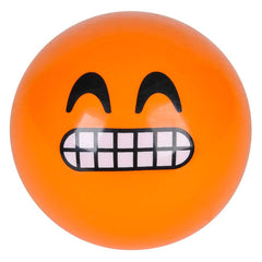 5" EMOTICON VINYL BALL (100/CS) LLB kids toys