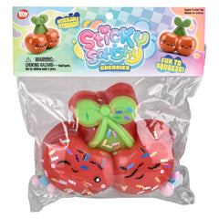 4" Sticky Squish Cherries - LLB Toys