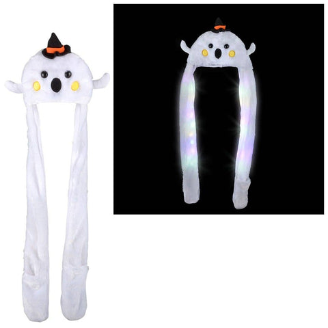 Light-Up Plush Ghost Hat Scarf - LLB Toys