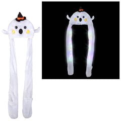 Light-Up Plush Ghost Hat Scarf - LLB Toys