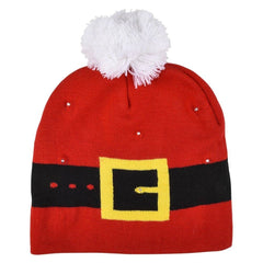 SANTA BELT LIGHT-UP BEANIE HAT Christmas - LLB Toys