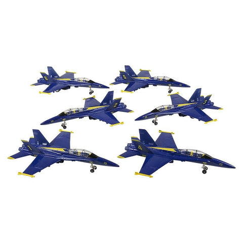 9" DIE-CAST PULL BACK F-18 BLUE ANGEL LLB Car Toys