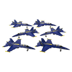 9" DIE-CAST PULL BACK F-18 BLUE ANGEL LLB Car Toys