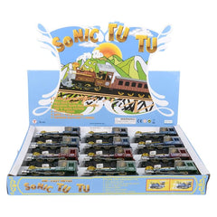 5.5" DIE-CAST PULL BACK SONIC CHOO CHOO TRAIN LLB Car Toys