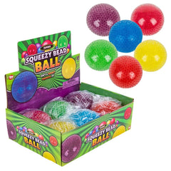 3" Jumbo Squeezy Bead Ball Fidget Toy - LLB Toys