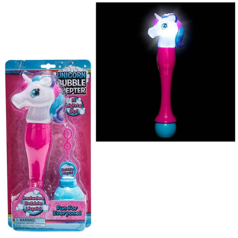 12.5" UNICORN BUBBLE SCEPTER LLB kids toys