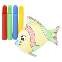 5" FISH COLOR-A-PAL LLB Plush Toys