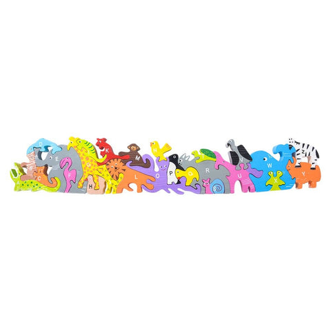 23.25" x 5" 26PC ALPHABET ANIMAL PUZZLE LLB Puzzle