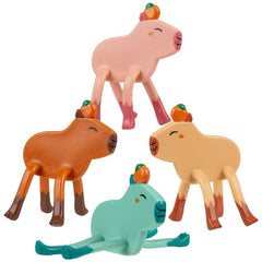 3.75" Bendable Capybara 24ct - LLB Toys