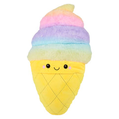 21" Rainbow Ice Cream Plush Pillow - LLB Toys