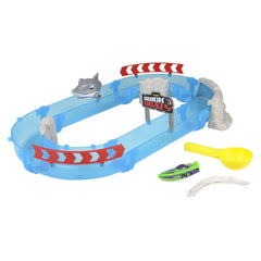 AQUA SHARK ATTACK SPEED BOAT RACETRACK LLB kids toys