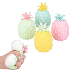 SQUISH AND STRETCH PINEAPPLE 4.33" LLB Squishy Toys