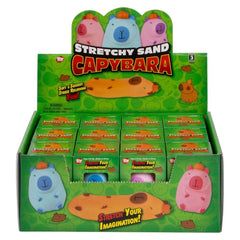 3" Kawaii Stretchy Sand Capybara  - LLB Toys