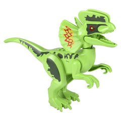 DILOPHOSAURUS ROARING DINOSAUR BLOCK FIGURE LLB kids toys