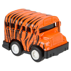 1.75" DIE-CAST PULL BACK PULL BACK MINI ZOO BUS LLB Car Toys